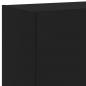 Preview: TV-Wandschrank mit LED-Leuchten Schwarz 60x35x41 cm