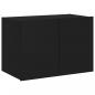 Preview: TV-Wandschrank mit LED-Leuchten Schwarz 60x35x41 cm