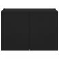 Preview: TV-Wandschrank mit LED-Leuchten Schwarz 60x35x41 cm