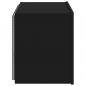 Preview: TV-Wandschrank mit LED-Leuchten Schwarz 60x35x41 cm