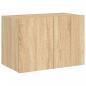 Preview: TV-Wandschrank mit LED-Leuchten Sonoma-Eiche 60x35x41 cm