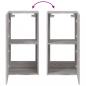 Preview: TV-Wandschrank mit LED-Leuchten Grau Sonoma 40,5x35x80 cm