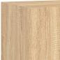 Preview: TV-Wandschrank mit LED-Leuchten Sonoma-Eiche 60x35x31 cm