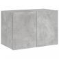 Preview: TV-Wandschrank mit LED-Leuchten Betongrau 60x35x41 cm