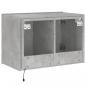 Preview: TV-Wandschrank mit LED-Leuchten Betongrau 60x35x41 cm