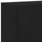 Preview: TV-Wandschrank mit LED-Leuchten Schwarz 80x35x41 cm