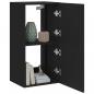 Preview: TV-Wandschrank mit LED-Leuchten Schwarz 40,5x35x80 cm