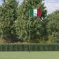 Preview: ARDEBO.de - Flagge Italiens mit Mast 5,55 m Aluminium