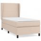 Preview: Boxspringbett mit Matratze Cappuccino-Braun 80x200cm Kunstleder