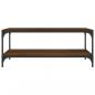 Preview: Couchtisch Braun Eichen-Optik 80x50x40 cm Holzwerkstoff