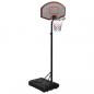 Preview: ARDEBO.de - Basketballständer Schwarz 237-307 cm Polyethylen