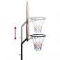 Preview: Basketballständer Schwarz 237-307 cm Polyethylen