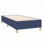 Preview: Boxspringbett mit Matratze & LED Blau 90x190 cm Stoff