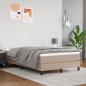 Preview: ARDEBO.de - Boxspringbett Matratze Cappuccino-Braun 120x200cm Kunstleder