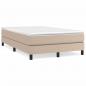 Preview: Boxspringbett Matratze Cappuccino-Braun 120x200cm Kunstleder