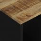 Preview: Beistelltisch 40x31x46 cm Massivholz Mango & Holzwerkstoff