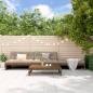 Preview: ARDEBO.de - 4-tlg. Garten-Lounge-Set Honigbraun Massivholz Kiefer