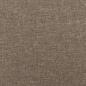 Preview: Bettgestell mit Kopfteil Taupe 180x200 cm Stoff