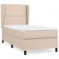 Preview: Boxspringbett mit Matratze Cappuccino-Braun 80x200cm Kunstleder