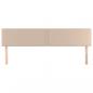 Preview: Kopfteile 2 Stk. Cappuccino-Braun 90x5x78/88 cm Kunstleder