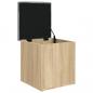 Preview: Sitzbank mit Stauraum Sonoma-Eiche 42x42x45 cm Holzwerkstoff