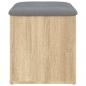 Preview: Sitzbank mit Stauraum Sonoma-Eiche 42x42x45 cm Holzwerkstoff