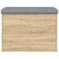 Preview: Sitzbank mit Stauraum Sonoma-Eiche 62x42x45 cm Holzwerkstoff