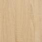 Preview: Sitzbank mit Stauraum Sonoma-Eiche 102x42x45 cm Holzwerkstoff