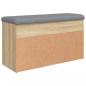 Preview: Schuhbank Sonoma-Eiche 82x32x45,5 cm Holzwerkstoff