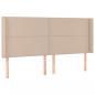 Preview: Boxspringbett mit Matratze & LED Cappuccino-Braun 200x200cm