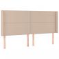 Preview: Boxspringbett mit Matratze & LED Cappuccino-Braun 160x200cm