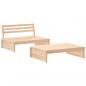 Preview: 2-tlg. Garten-Lounge-Set Massivholz Kiefer