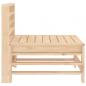 Preview: Garten-Mittelsofa Massivholz Kiefer