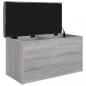 Preview: Sitzbank mit Stauraum Grau Sonoma 82x42x45 cm Holzwerkstoff