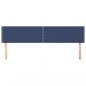 Preview: Kopfteile 2 Stk. Blau 90x5x78/88 cm Stoff