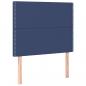 Preview: Kopfteile 2 Stk. Blau 90x5x78/88 cm Stoff