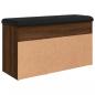 Preview: Schuhbank Braun Eichen-Optik 82x32x45,5 cm Holzwerkstoff