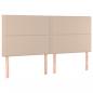 Preview: Boxspringbett mit Matratze & LED Cappuccino-Braun 160x200cm