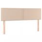 Preview: Boxspringbett mit Matratze & LED Cappuccino-Braun 140x190cm