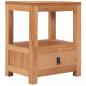 Preview: ARDEBO.de - Nachttisch 40x30x50 cm Massivholz Teak