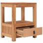 Preview: Nachttisch 40x30x50 cm Massivholz Teak