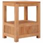 Preview: Nachttisch 40x30x50 cm Massivholz Teak