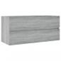 Preview: Waschbeckenunterschrank Grau Sonoma 100x38,5x45cm Holzwerkstoff