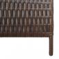 Preview: Paravent 4-tlg. Braun Poly Rattan