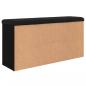 Preview: Schuhbank Schwarz 102x32x50 cm Holzwerkstoff