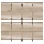 Preview: Paravent 4-tlg. Beige Poly Rattan