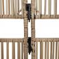 Preview: Paravent 4-tlg. Beige Poly Rattan