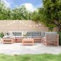 Preview: ARDEBO.de - 8-tlg. Garten-Lounge-Set Massivholz Douglasie