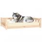 Preview: Hundebett 105,5x75,5x28 cm Massivholz Kiefer