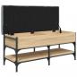 Preview: Schuhbank Sonoma-Eiche 102x42x45 cm Holzwerkstoff